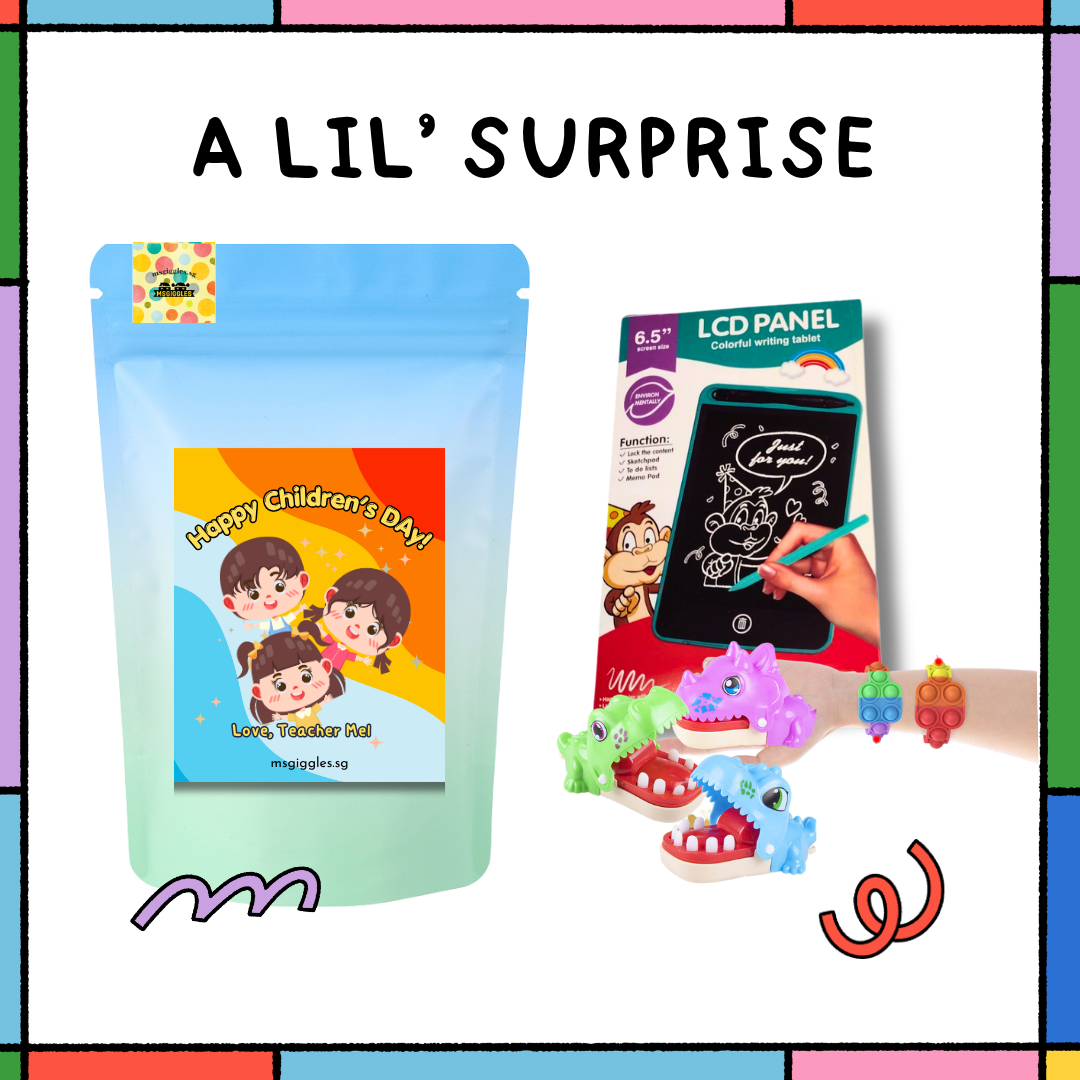 Lil' Surprise Party Pack colorful birthday decorations and goodies