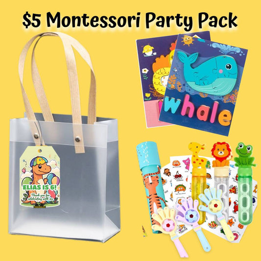 $5 Montessori Wooden Puzzle Party Pack