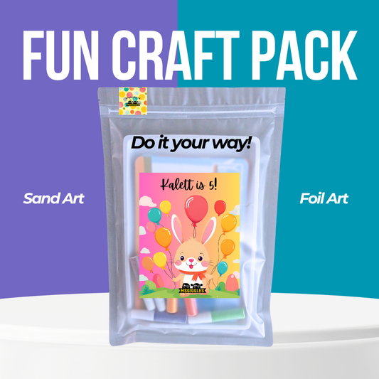 Fun Craft Party Pack Prepacked Goodie Bag