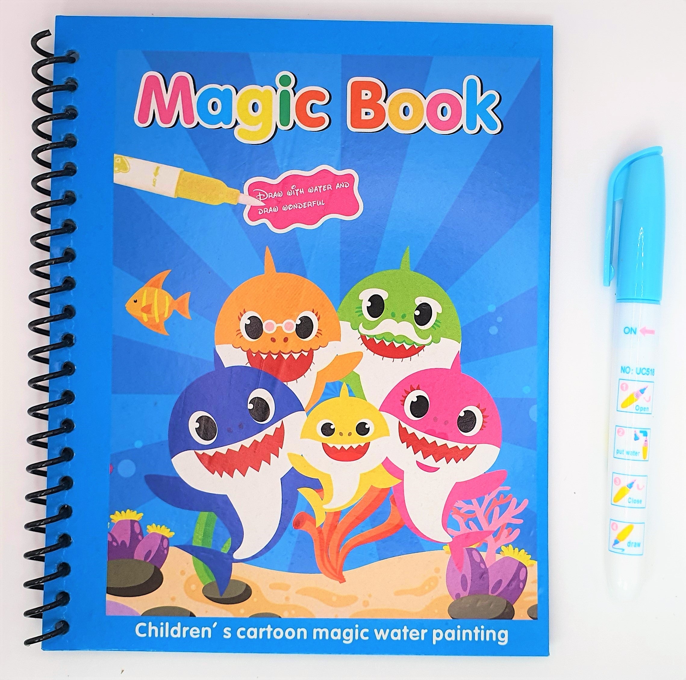 Magic Water Coloring Book
