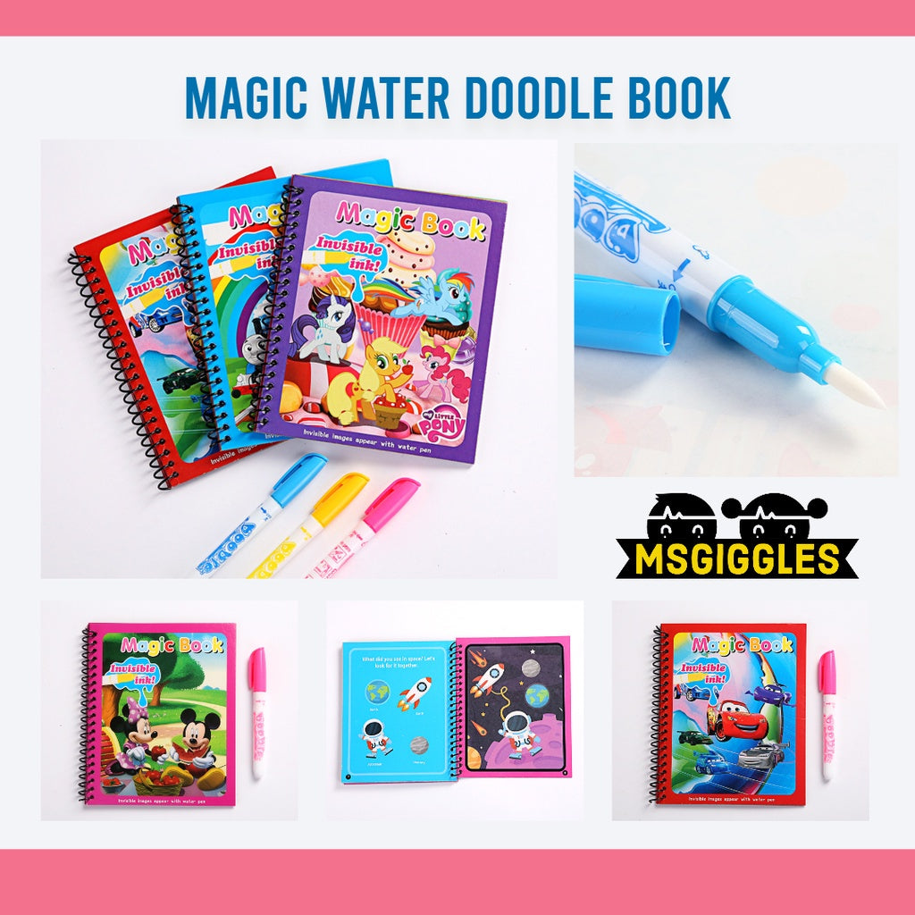 Magic Water Coloring BookMagic Water Coloring BookMsGiggles Kids