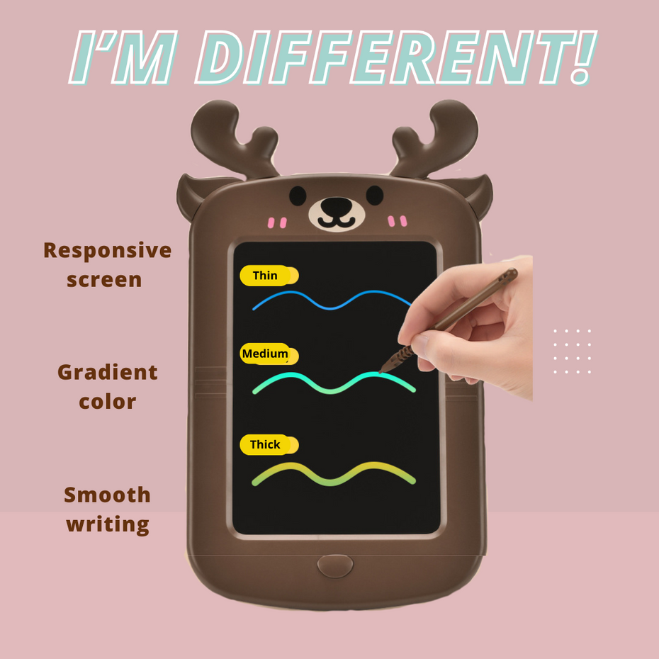 Cute Animal LCD Writing 8.5in Tablet | Kids Gift Ideas | MsGiggles Kids