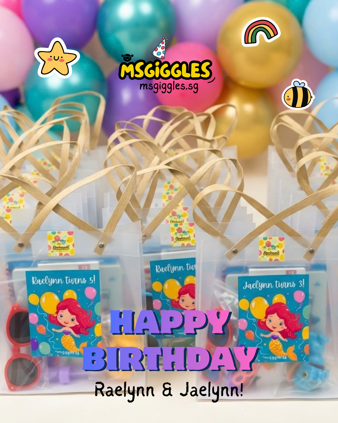 Mer-mazingly Fun Goodie Bag - Inspired by R&J's Birthday
