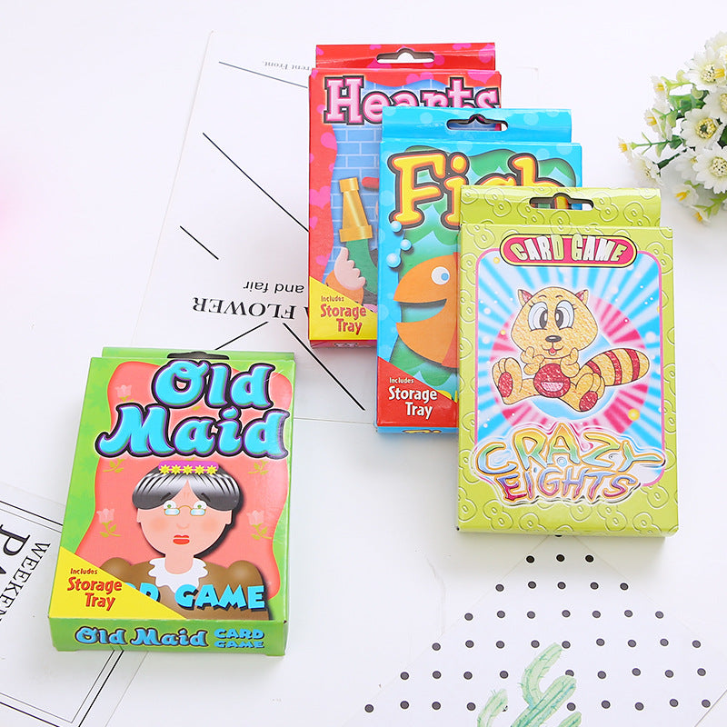Jumbo Playing Cards for classic games like Go Fish and Old Maid, perfect for kids' birthday goodie bags.