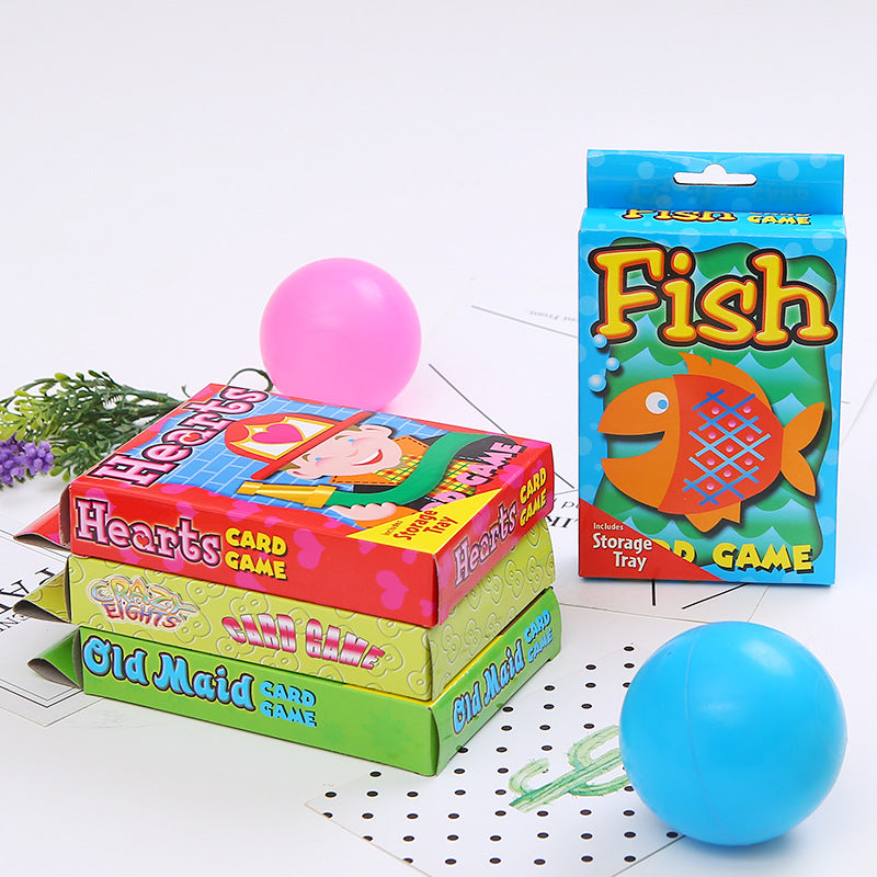 Jumbo Playing Cards for kids featuring Go Fish and Old Maid games.