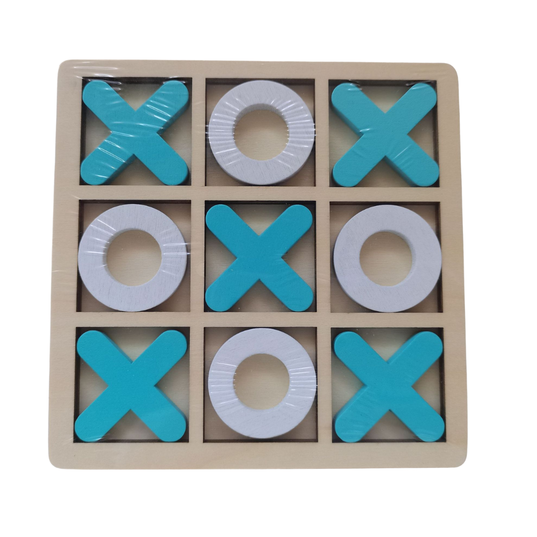 Wooden Tic-Tac-ToeWooden Tic-Tac-Toe Board GameMsGiggles Kids