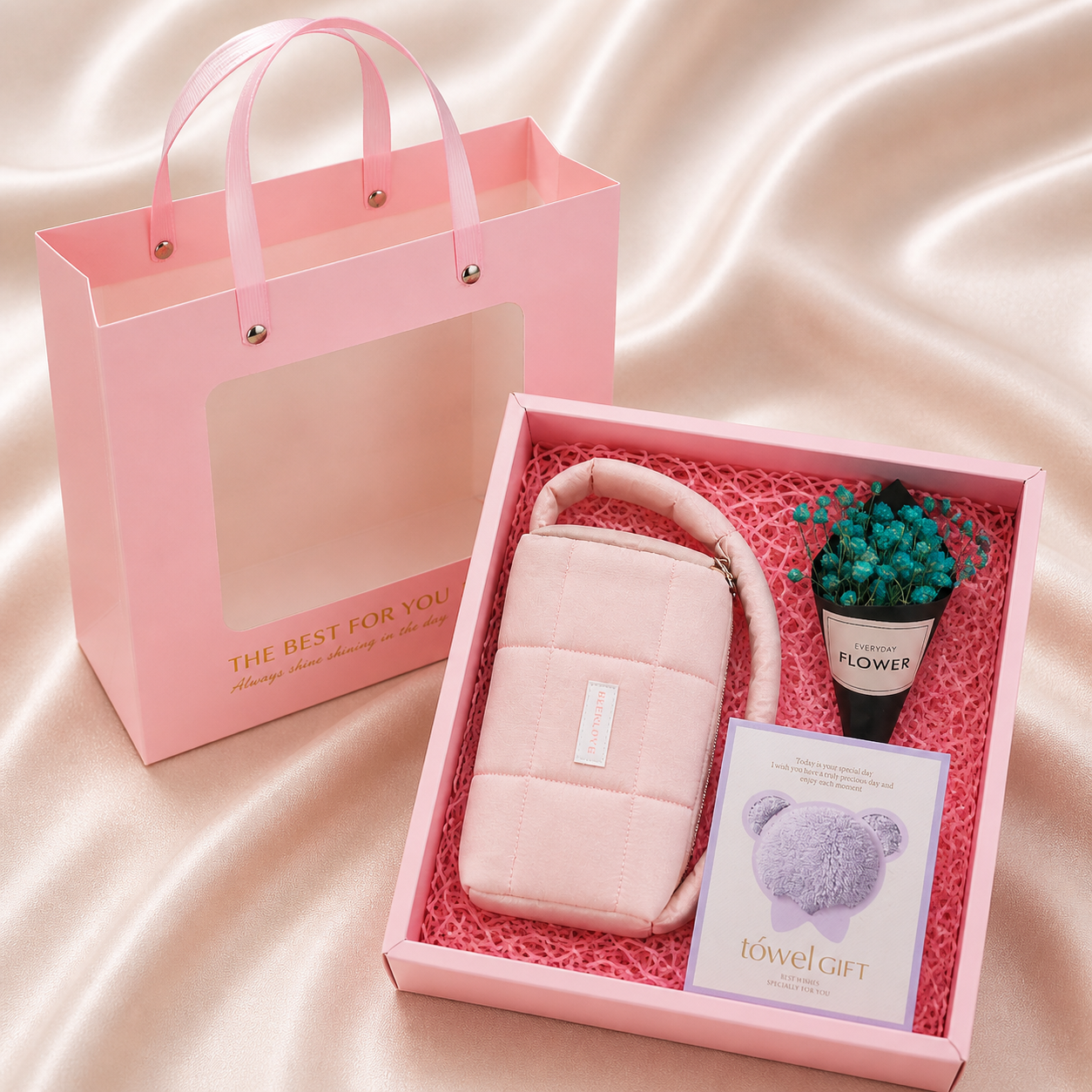 Teacher's Day Gift Set with appreciation items and stationery.