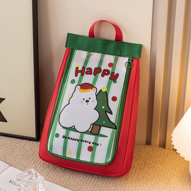 Cute Puppy Shoe Bag with adorable puppy design for kids' shoe storage and travel