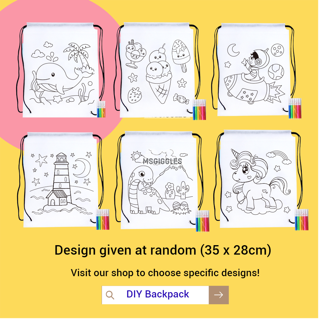 DIY Coloring Backpack (Non Woven)