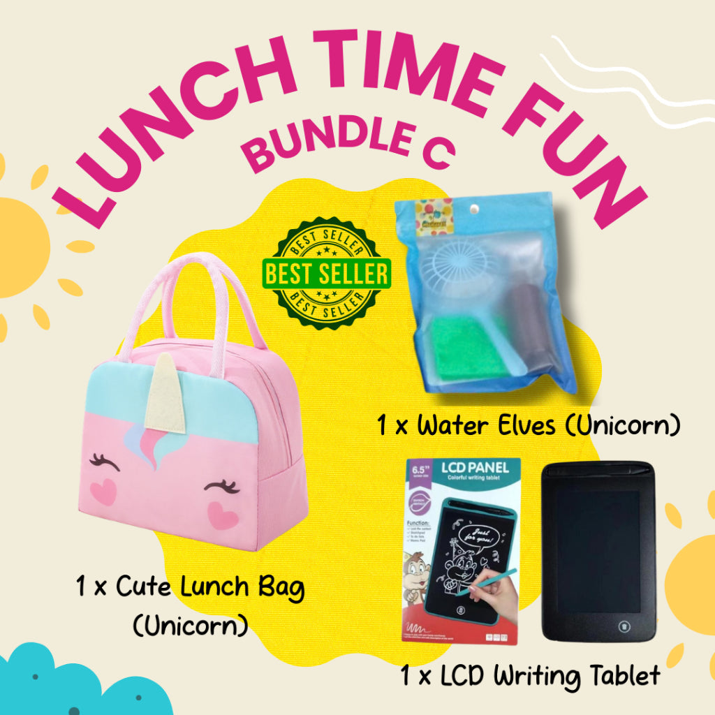 Lunch Time Fun Goodie Bag durable kids lunch box with fun designs
