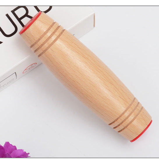 Mokuru Fidget Toy wooden rolling desk toy for hands with smooth finish
