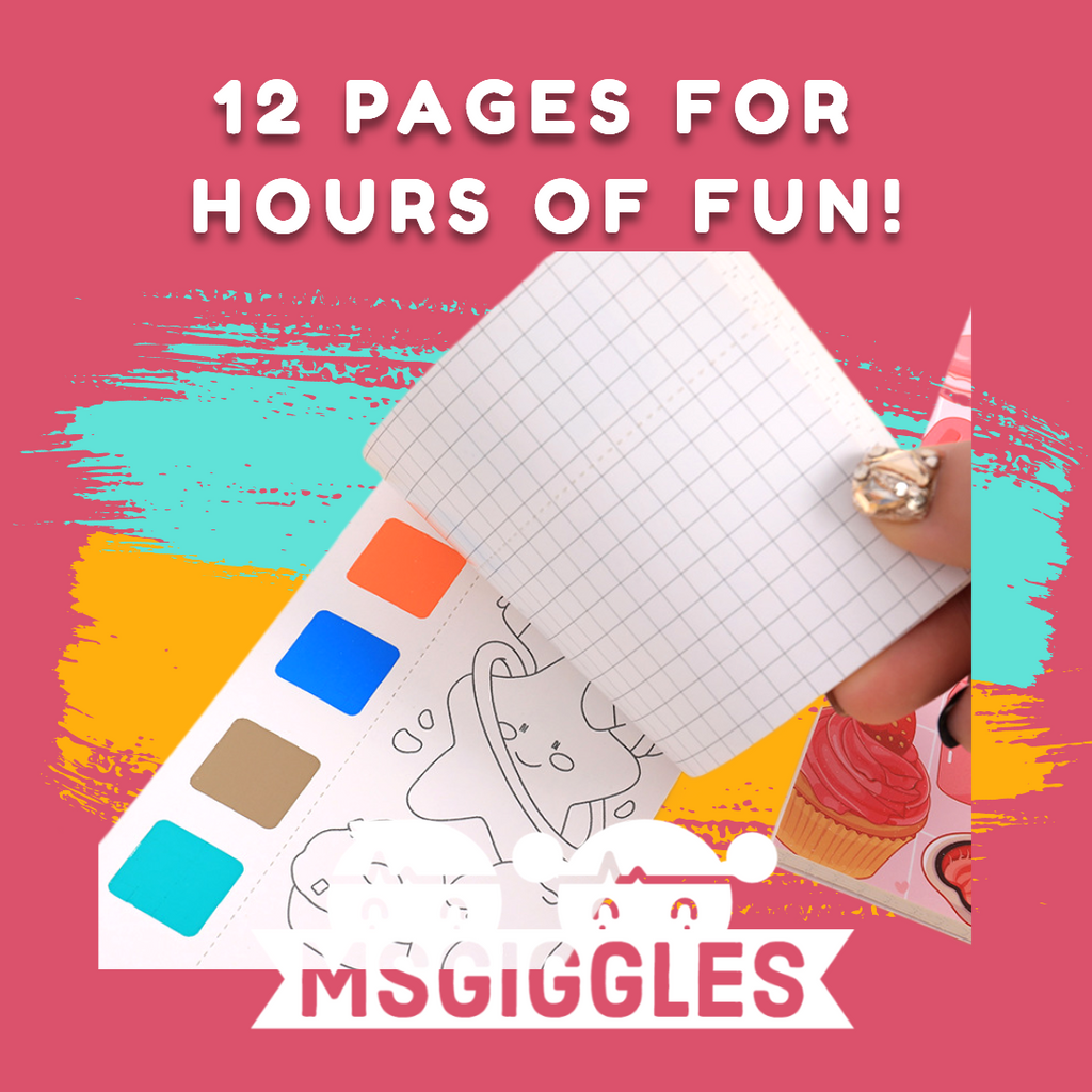 No Mess WatercolorNo Mess Watercolor Notepad | MsGiggles Kids
