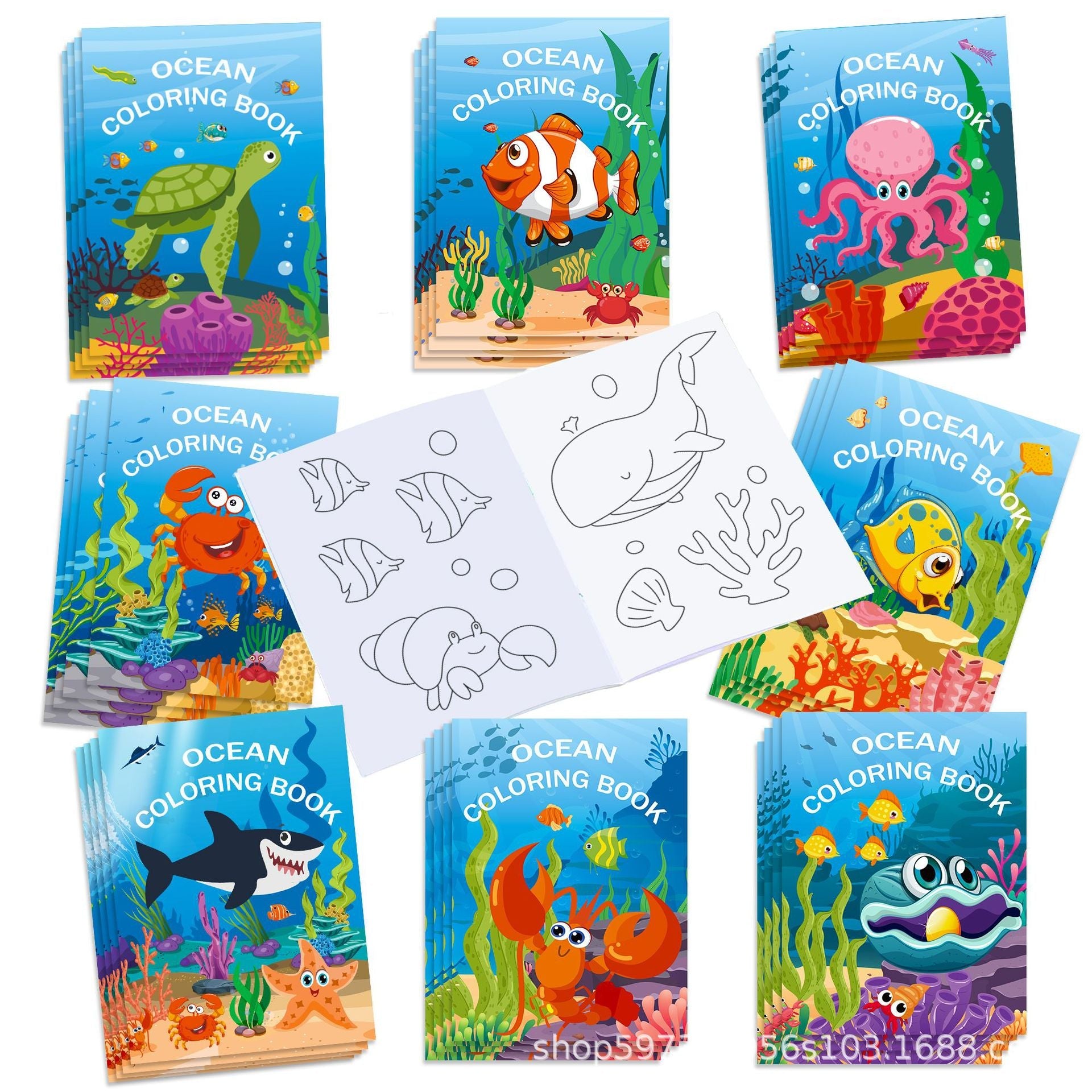 My Coloring Book for Kids with Ocean Theme Designs
