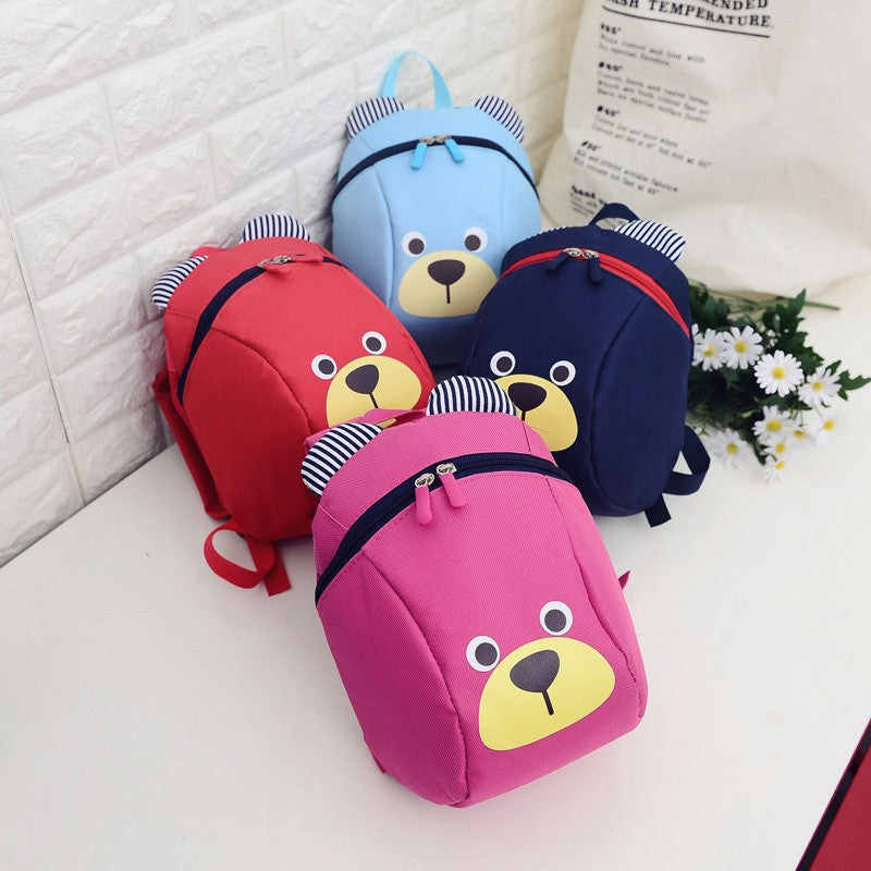 Bear Backpack for Preschoolers in various colors with cute bear design, perfect for kids' outings and playdates.