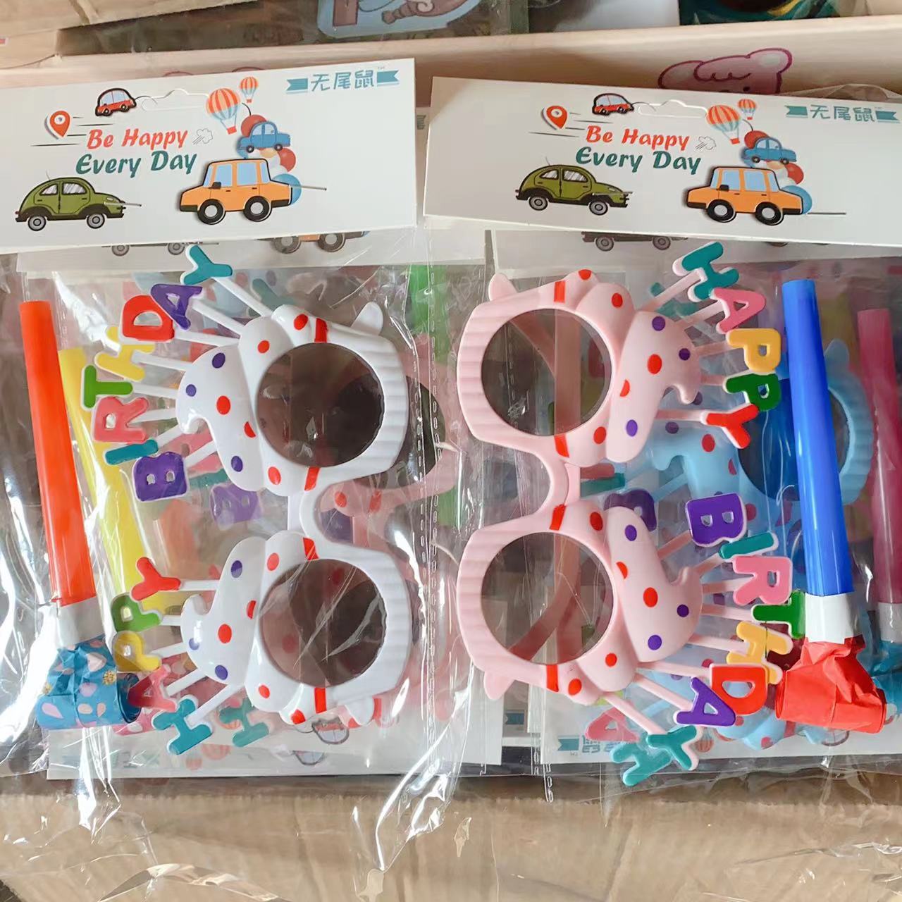 Party Blowers with Glasses Pack