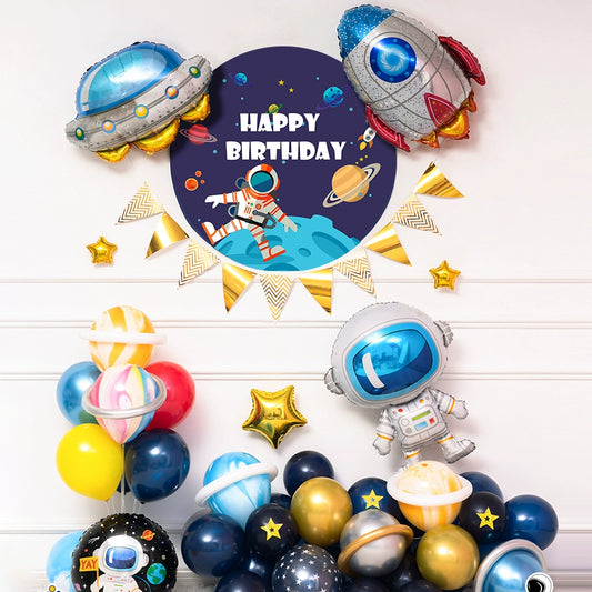 Space Birthday Balloon Set