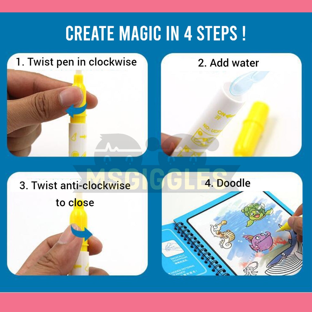 Magic Water Coloring Book