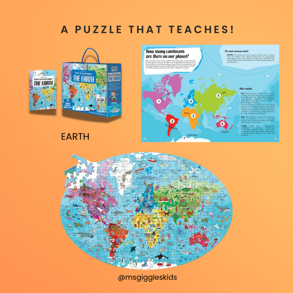 Sassi Junior Travel, Learn, Explore Puzzles for Kids