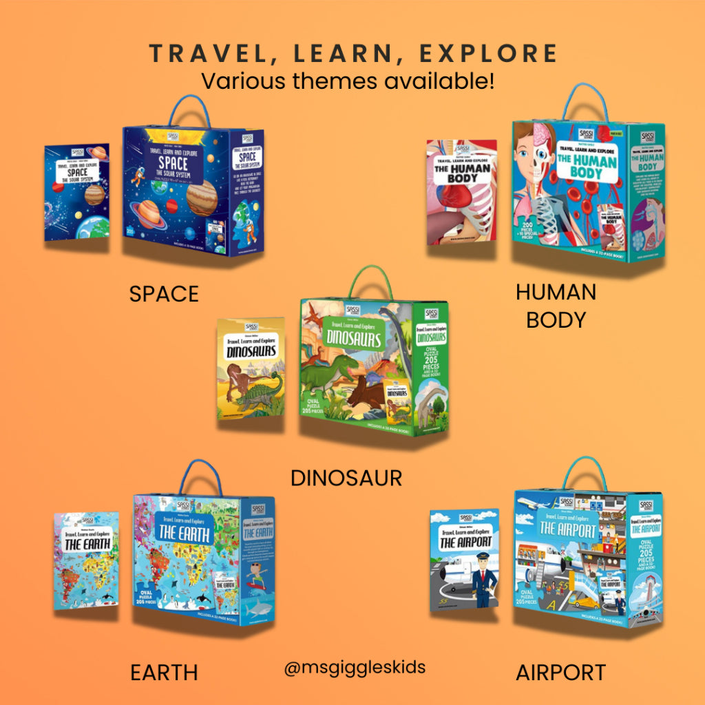 Sassi Junior Travel, Learn, Explore Puzzles for Kids