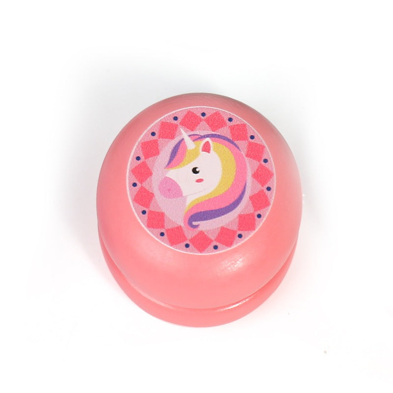 Colorful Wooden YoyoColorful Wooden Yoyo with Animal DesignsMsGiggles Kids