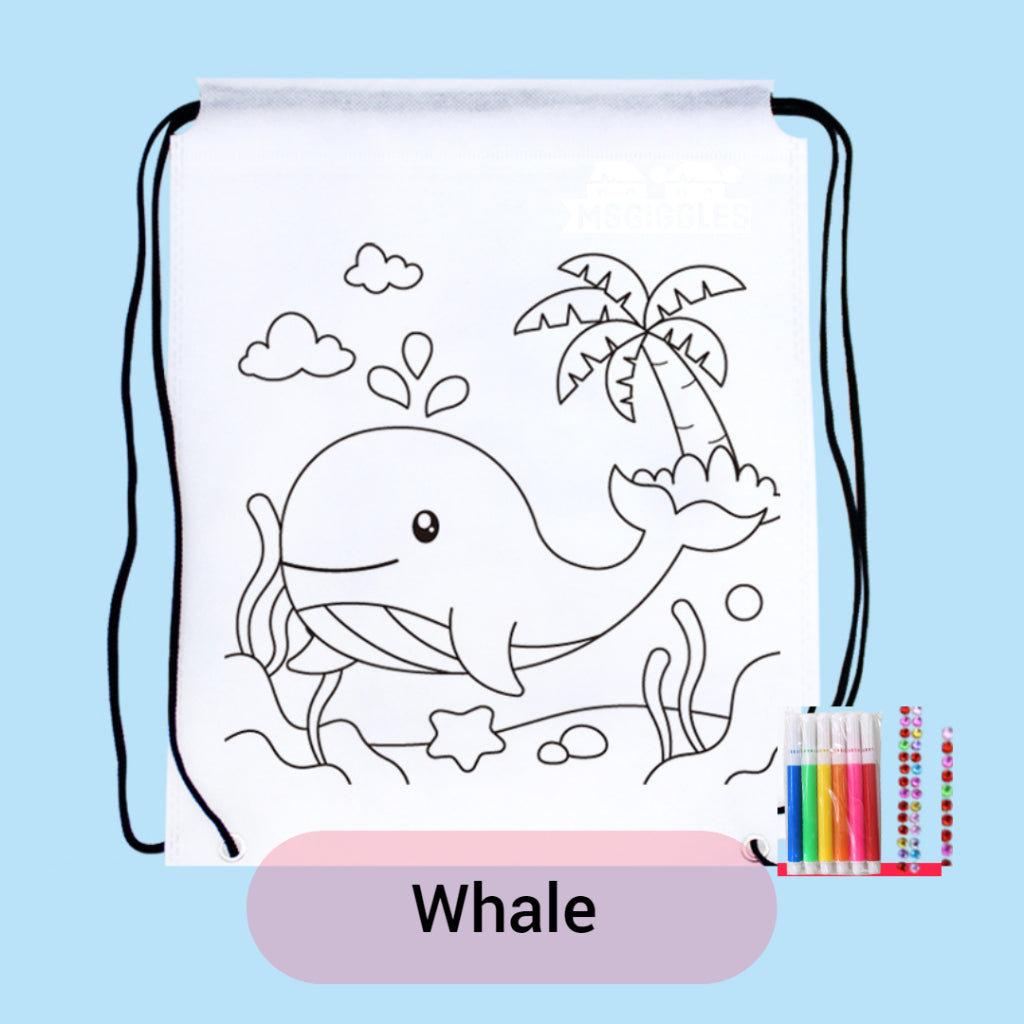 DIY Coloring Backpack (Non Woven)