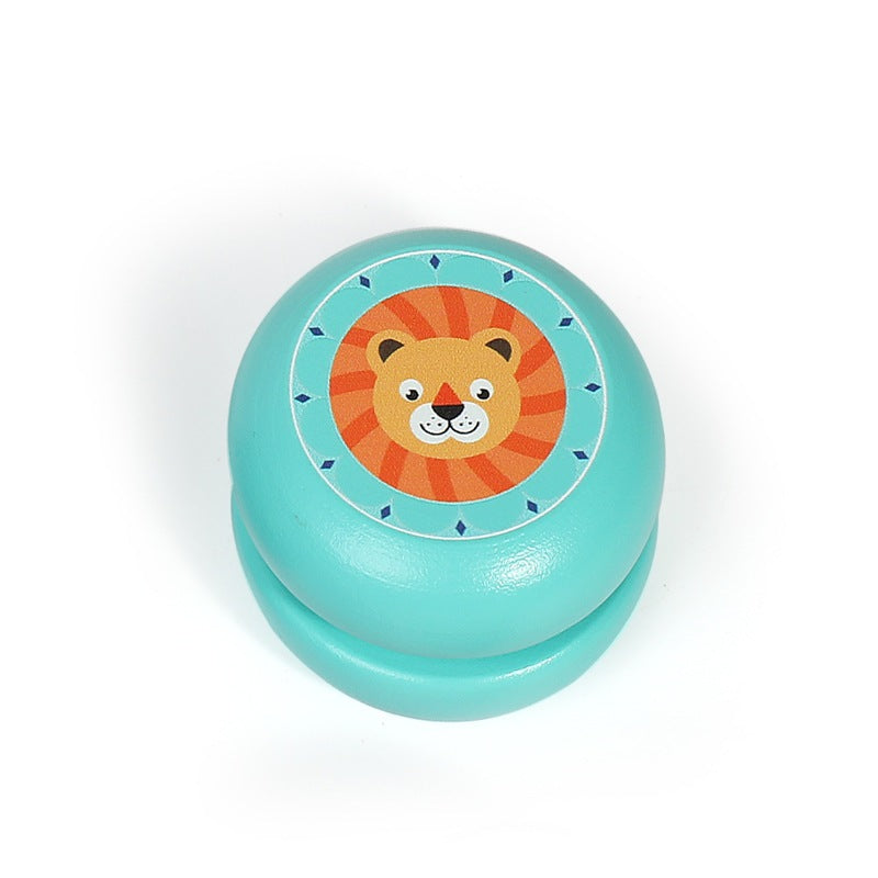 Colorful Wooden YoyoColorful Wooden Yoyo with Animal DesignsMsGiggles Kids