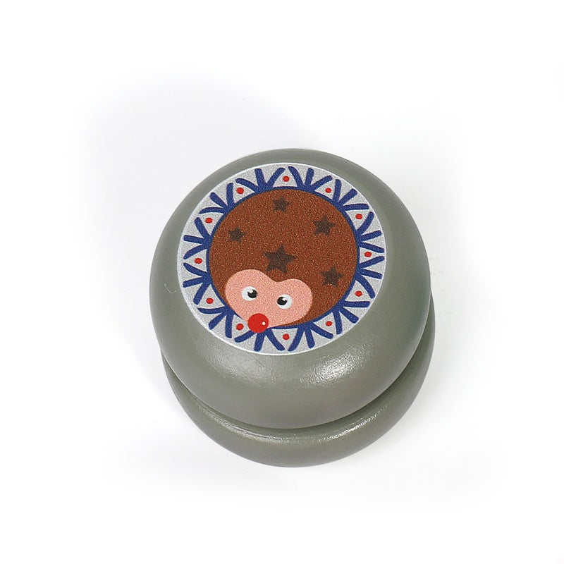 Colorful Wooden YoyoColorful Wooden Yoyo with Animal DesignsMsGiggles Kids