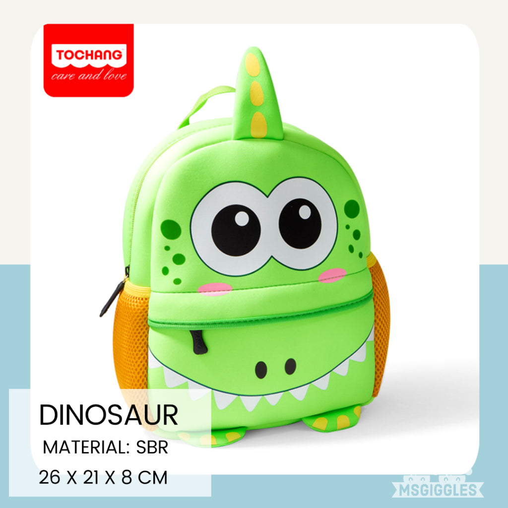 Preschool Kids Backpack with Cartoon Animals (Waterproof and Ergonomic)