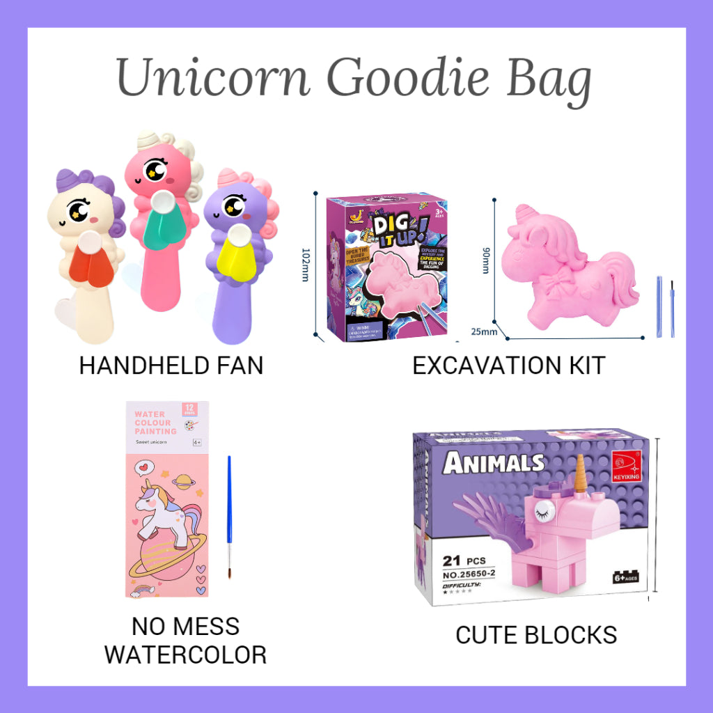 Build-Your-Own Unicorn Themed Fun Pack