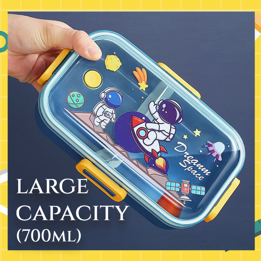 Cute Kids Lunch Box 700ml Microwave Safe