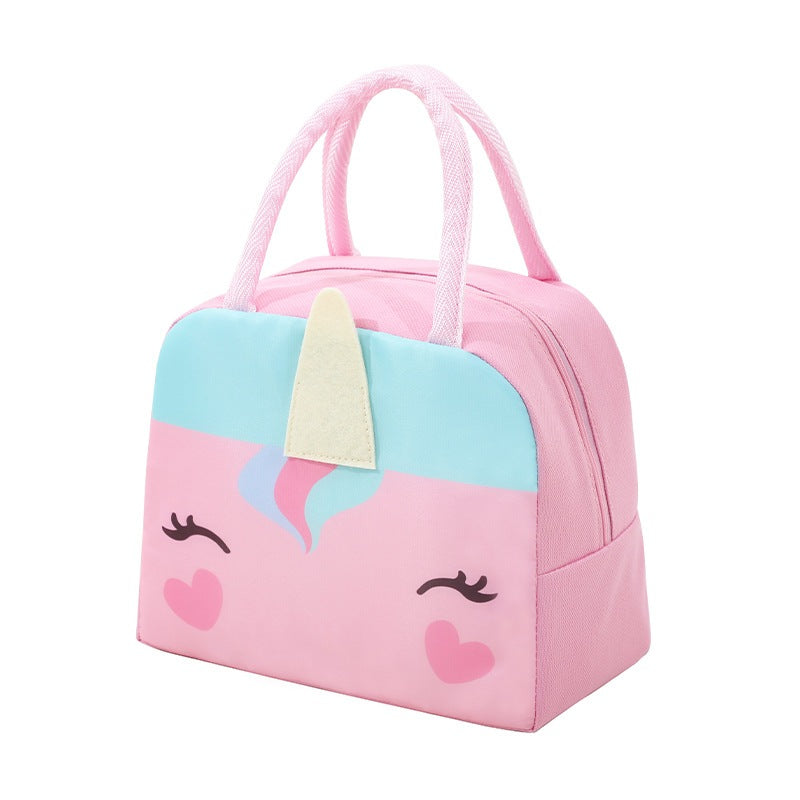 Colorful Lunch Time Fun Goodie Bag party pack with cute, durable kids lunch bags and snack compartments