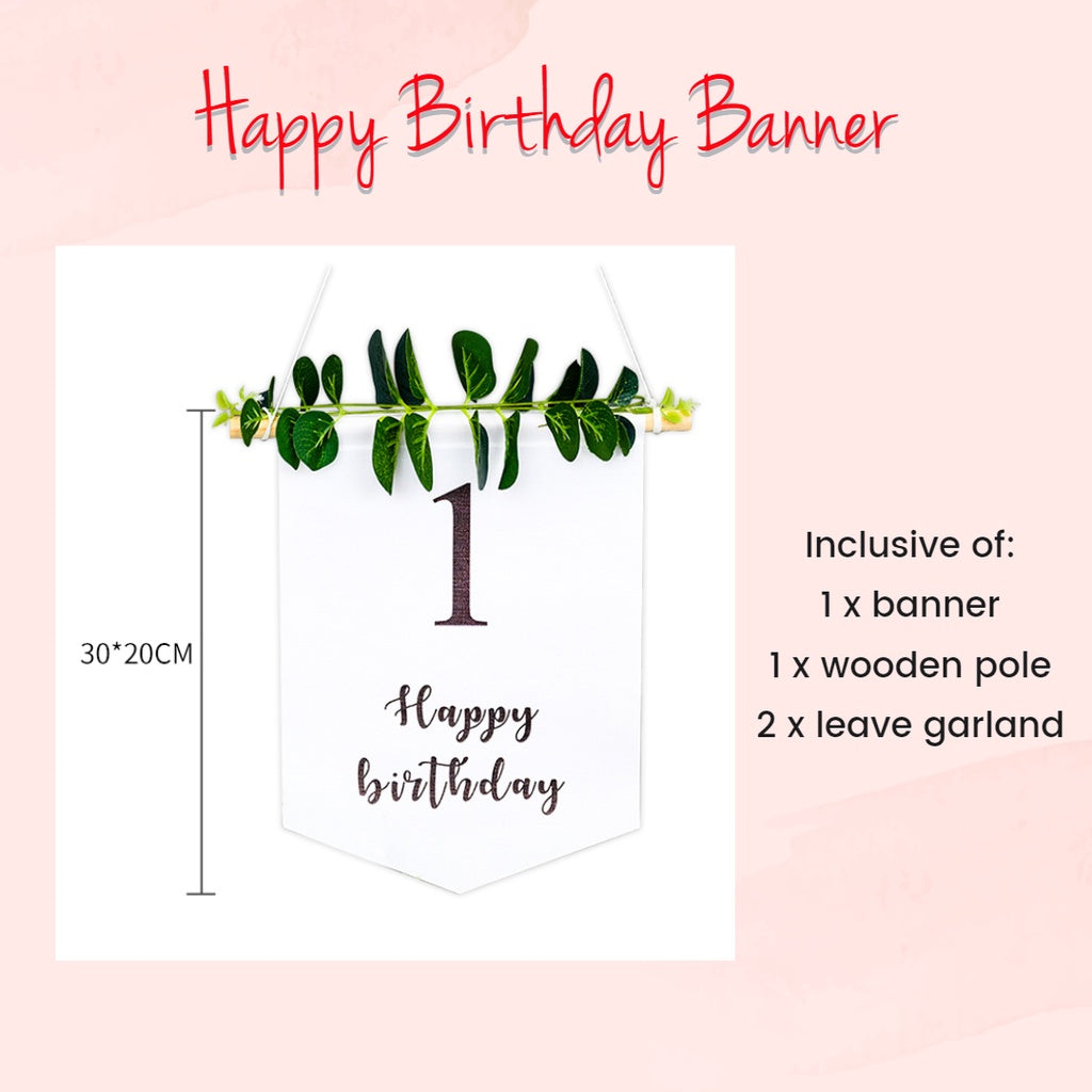 Vintage Birthday Banner