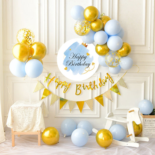 Instaworthy Birthday Balloon Set (Blue)