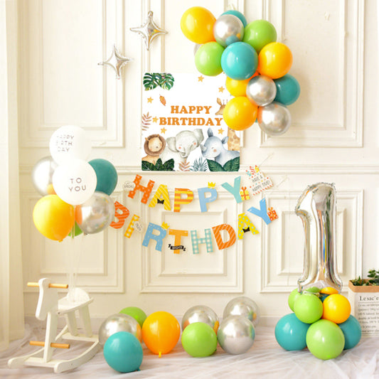 Animal Playground Birthday Balloon Set