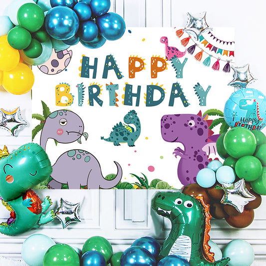 Rawring Good Time Dino Birthday Balloon Set