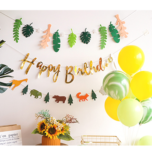 Safari Party Birthday Balloon Set