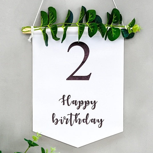 Vintage Birthday Banner