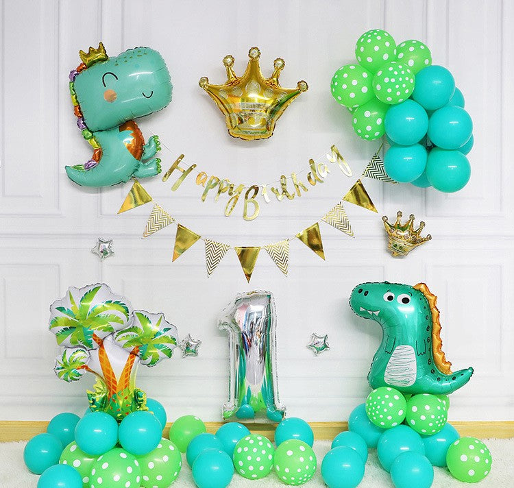 Dinomite One Birthday Balloon Set