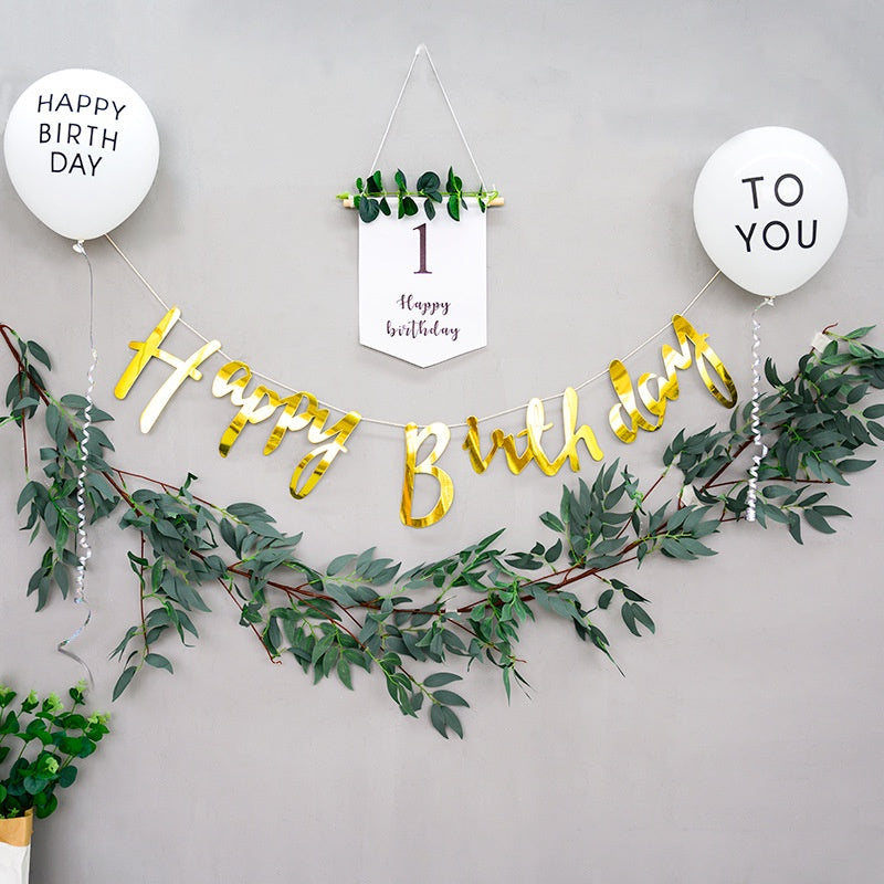 Vintage Birthday Banner